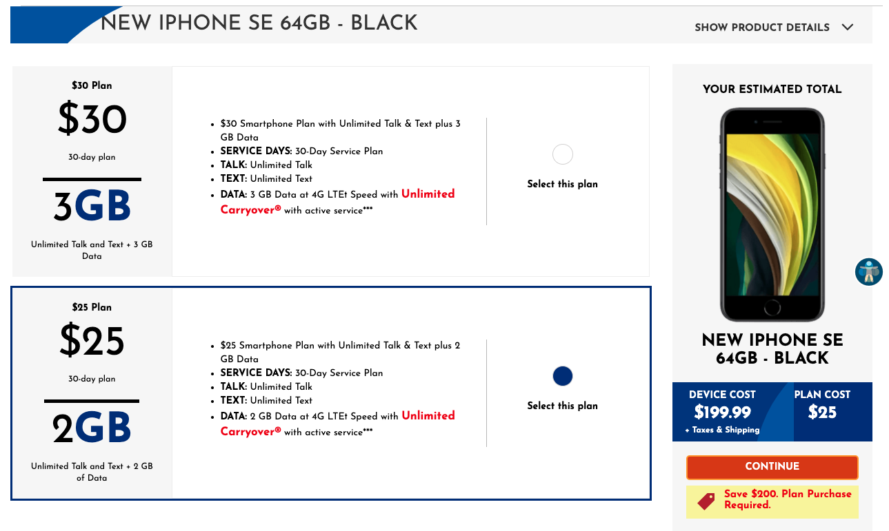 Tracfone 购机活动【2023.4 更新：积分支持 Amazon/Walmart GC 兑换