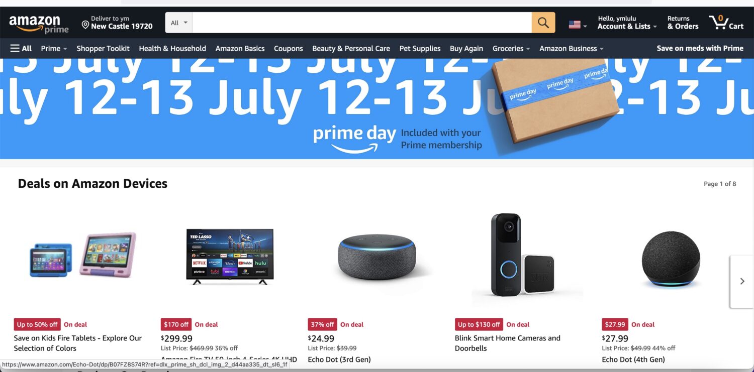 Amazon Prime Day 活动汇总 12 13 号持续更新 八折 Gc 活动 信用卡全站折扣 苹果各种好 Deal 美国信用卡101
