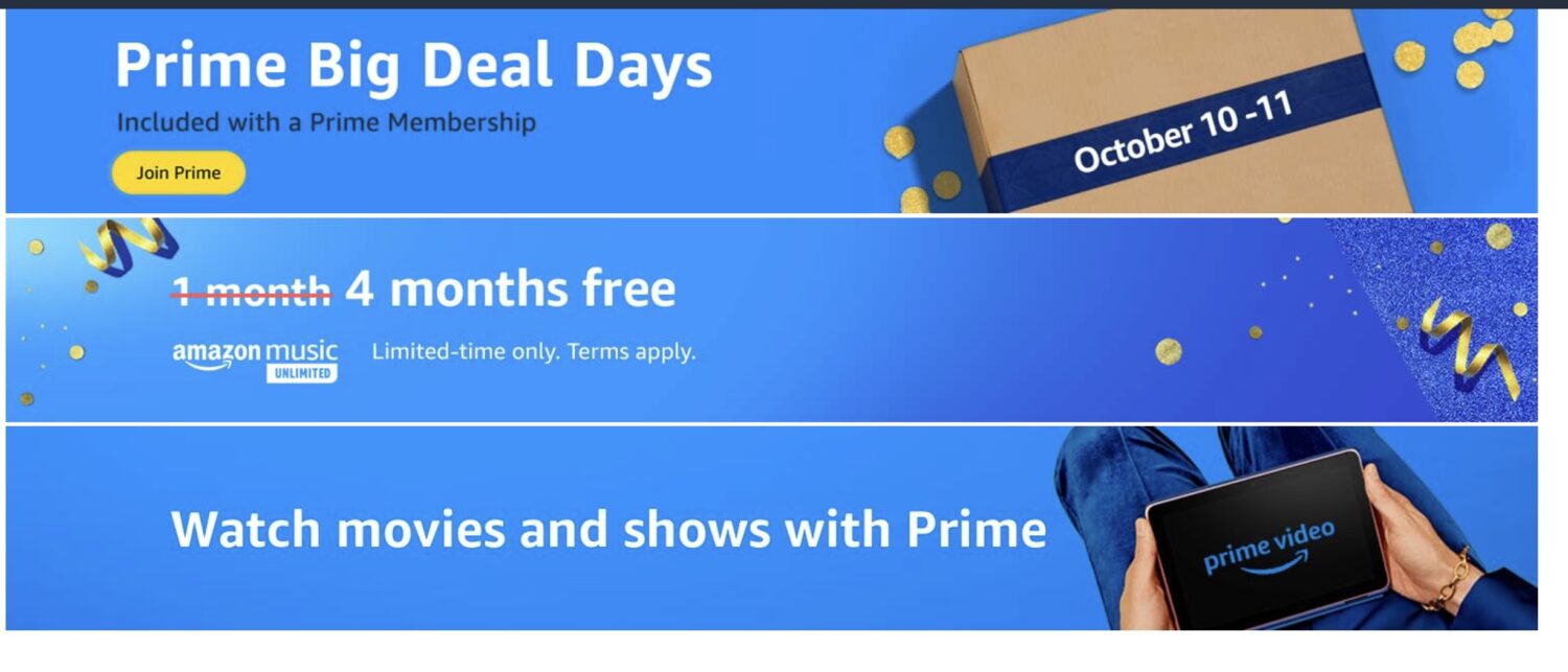 Amazon Prime Big Deal Days 活动介绍（10 月 10 日-11 日）【活动开始啦！】 - 美国信用卡 101